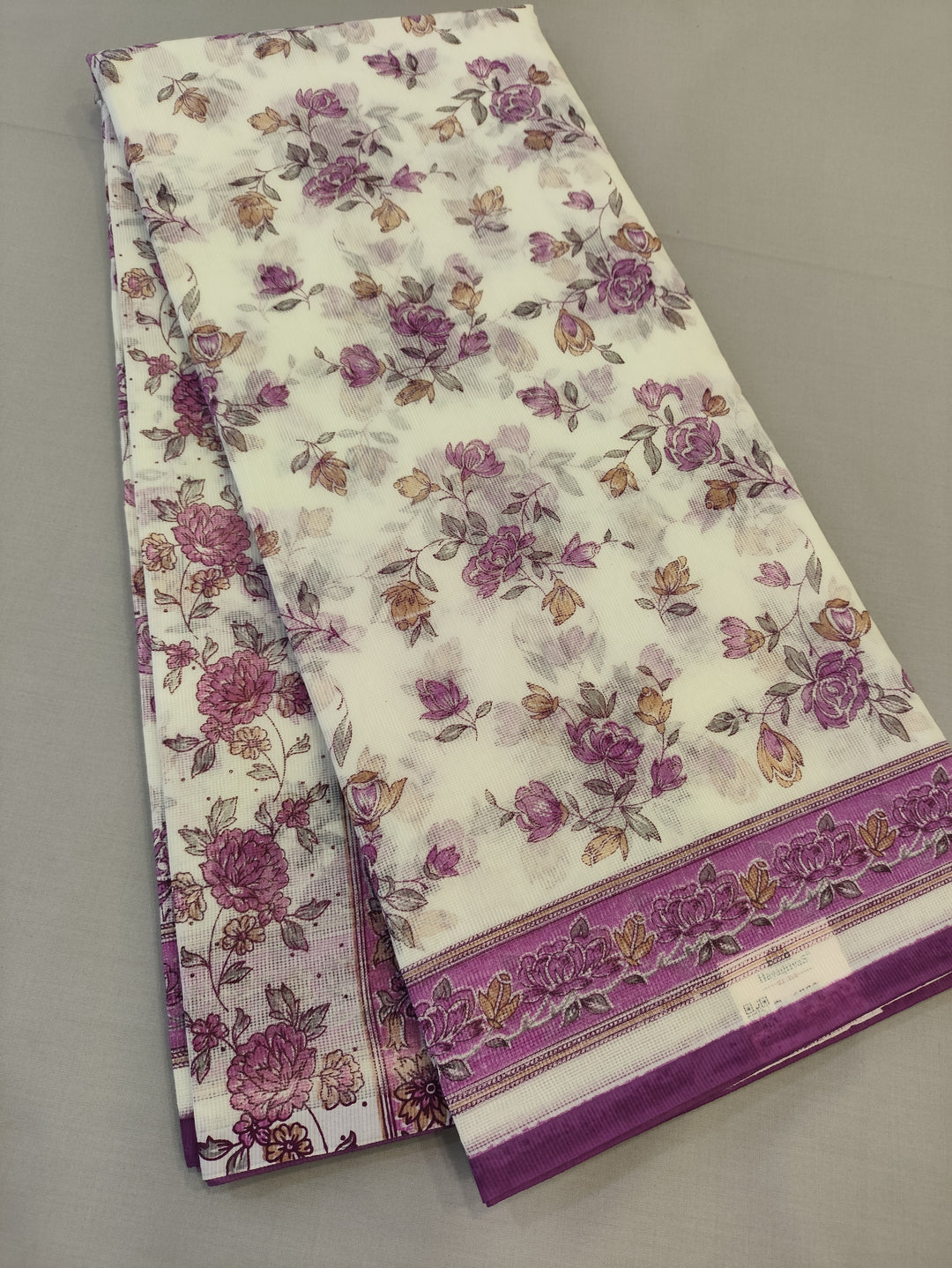 Hayagrivas Half-White Kota Cotton Saree KBF323E2-12