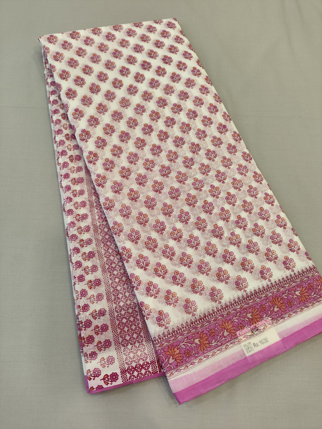Hayagrivas White Kota Cotton Saree KBF323E2-17
