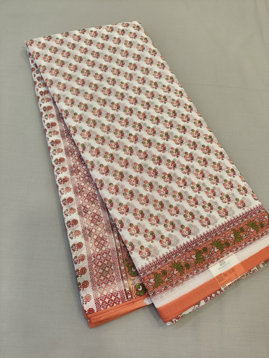 Hayagrivas White Kota Cotton Saree KBF323E2-19