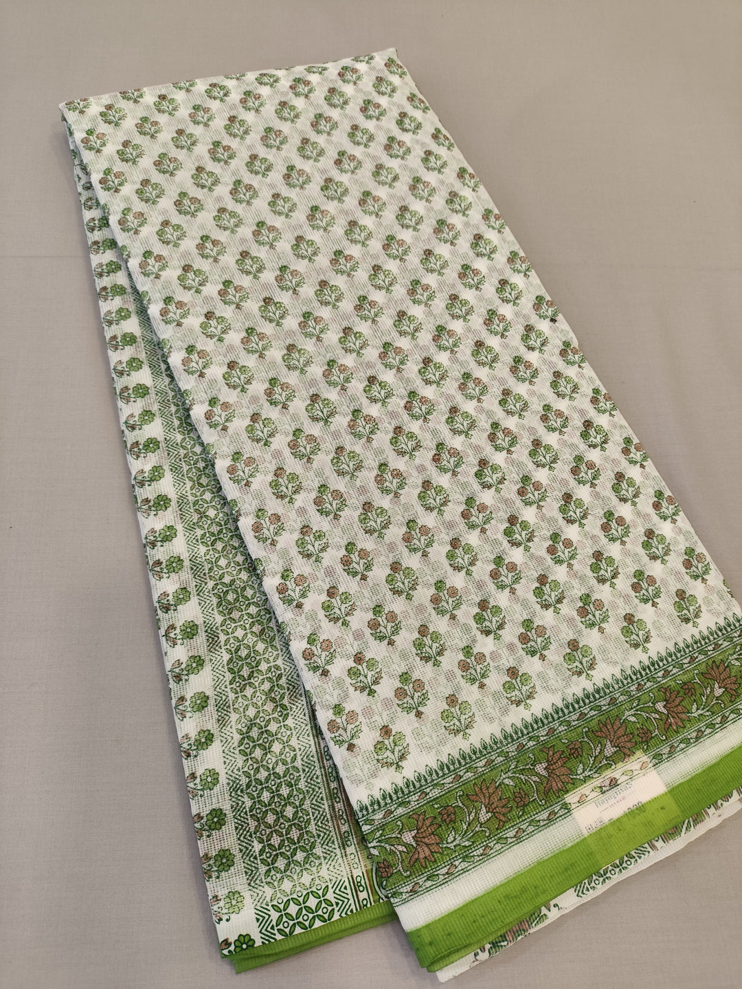 Hayagrivas White Kota Cotton Saree KBF323E2-20