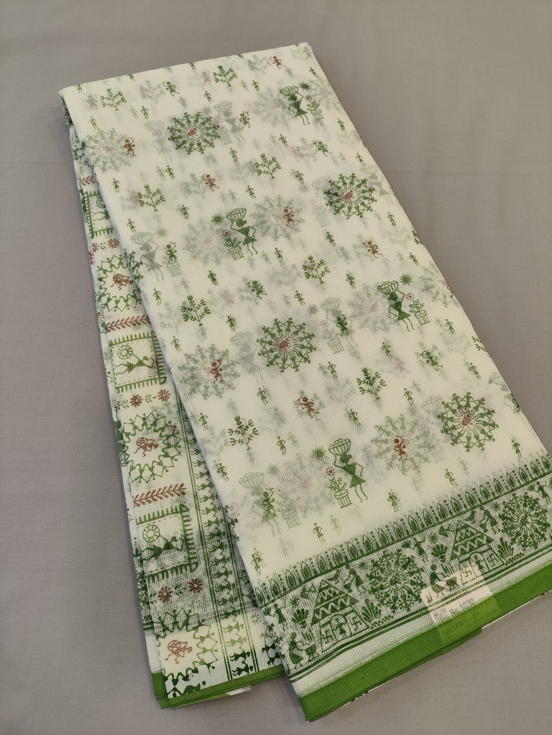 Hayagrivas Half-White Kota Cotton Saree KBF323E2-21