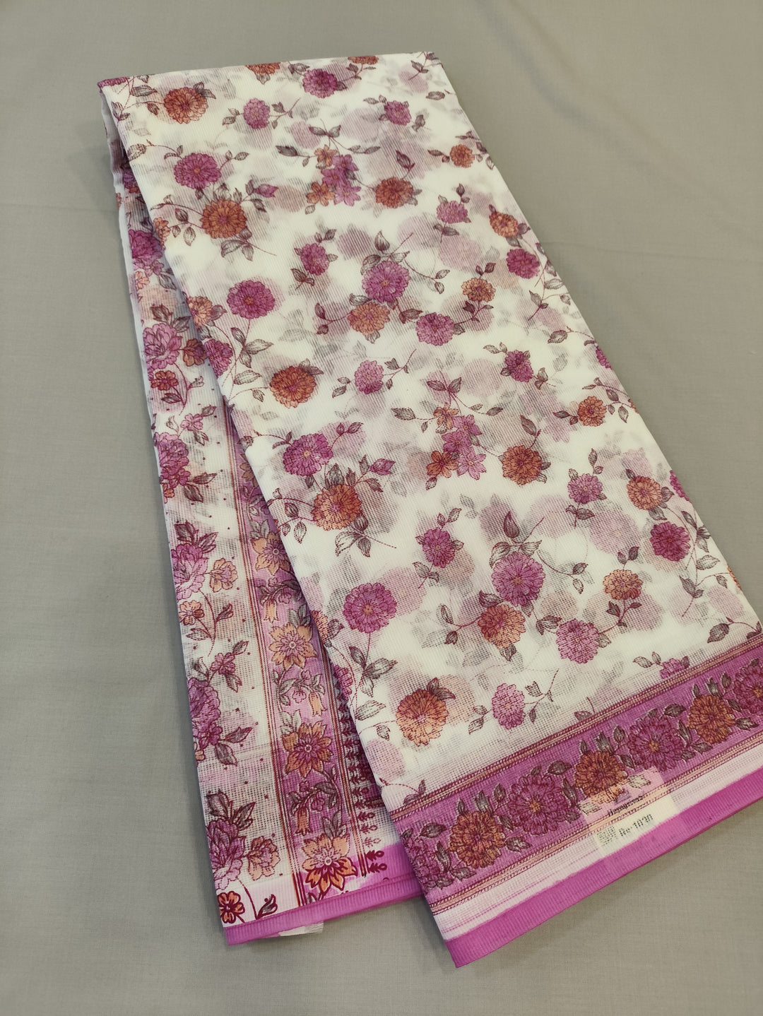Hayagrivas White Kota Cotton Saree KBF323E2-4