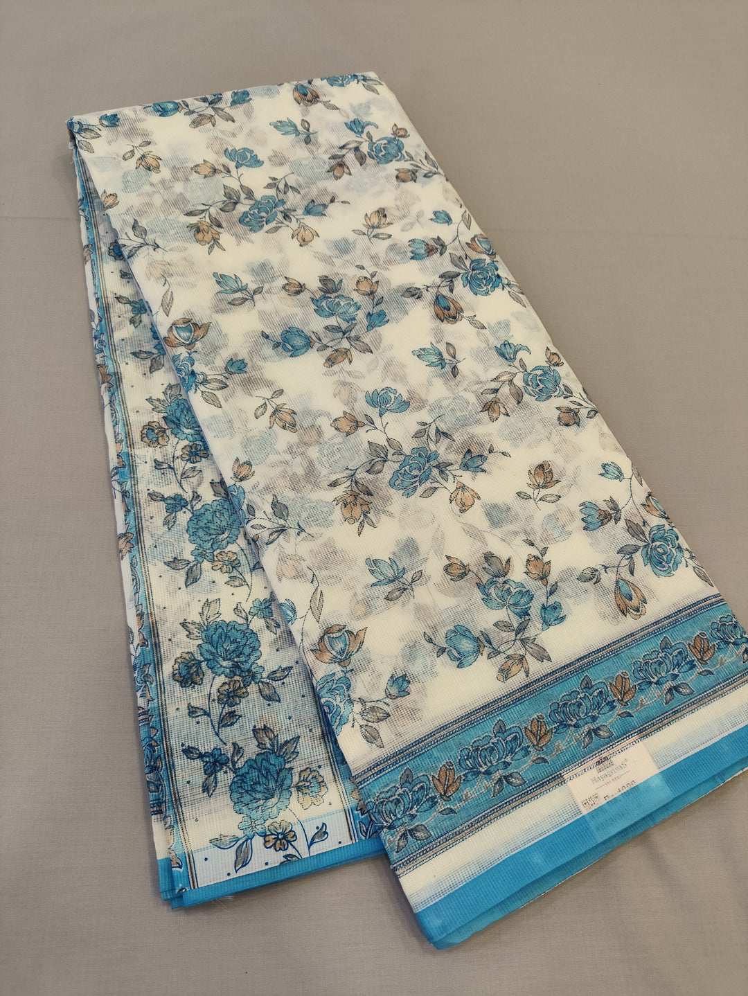 Hayagrivas Half-White Kota Cotton Saree KBF323E2-9