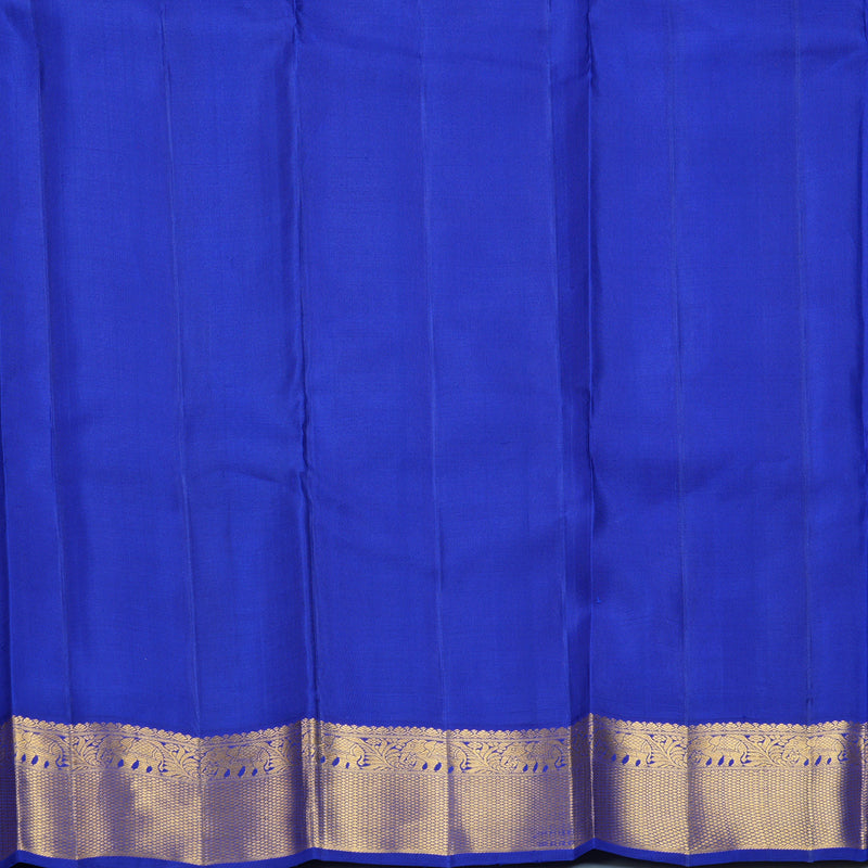 Hayagrivas Handloom Onion Pink Kanjivaram Silk Saree with Ms Blue Border KBF325E1-1