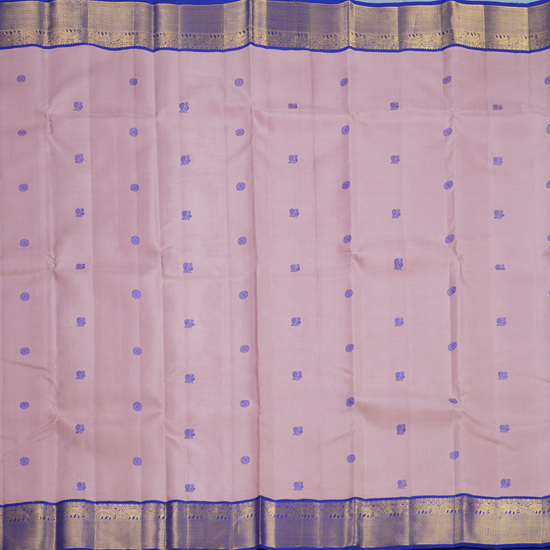 Hayagrivas Handloom Onion Pink Kanjivaram Silk Saree with Ms Blue Border KBF325E1-1