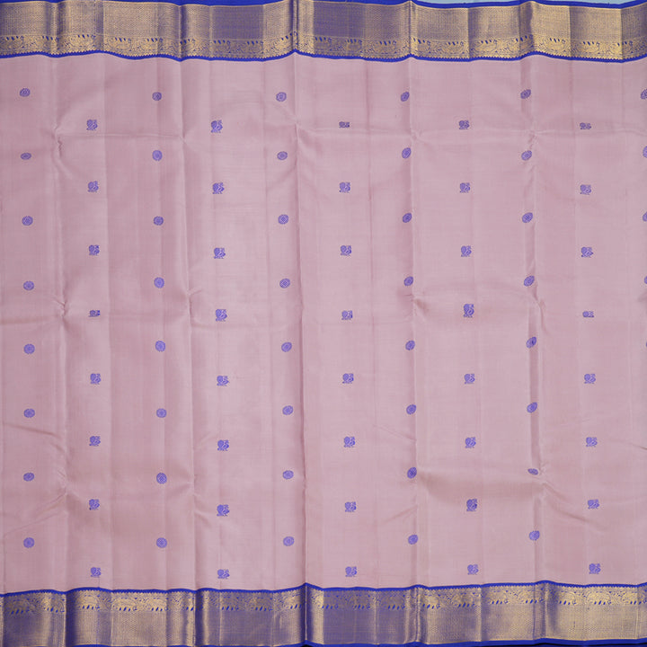 Hayagrivas Handloom Onion Pink Kanjivaram Silk Saree with Ms Blue Border KBF325E1-1
