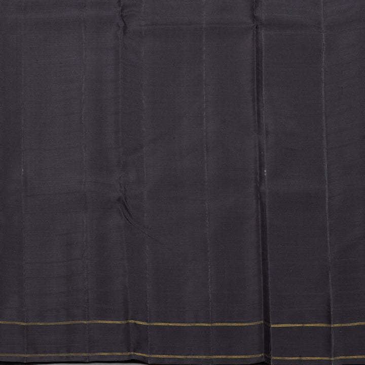 Hayagrivas Handloom Peacock Green Kanjivaram Silk Saree with Deep Nagapazham Border KBF325E6-1