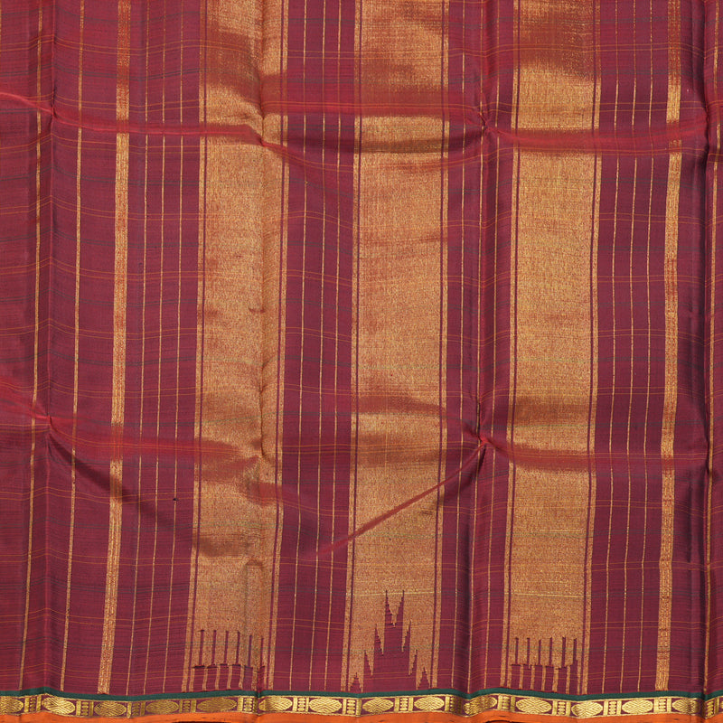 Hayagrivas Handloom Black Kanjivaram Silk Saree KBF326E4-1