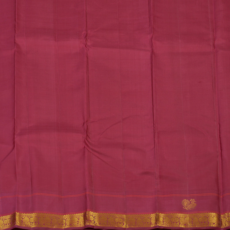 Hayagrivas Handloom Manjal Kanjivaram Silk Saree with Ganga Jamuna Border KBF32D5-1