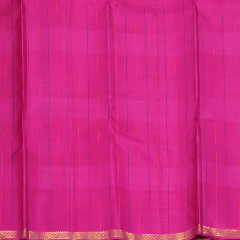 Hayagrivas Handloom Multicolour Checks Kanjivaram Silk Saree KBF330E1-1