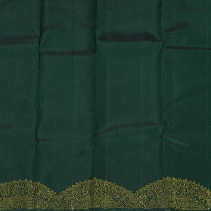 Hayagrivas Handloom Khaki Brown Kanjivaram Silk Saree KBF330E4-1
