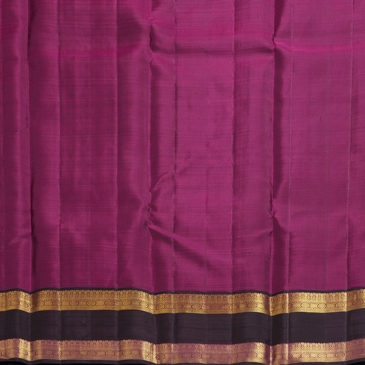 Hayagrivas Handloom Green Kanjivaram Silk Saree with Nagapazham Border KBF332E8-1