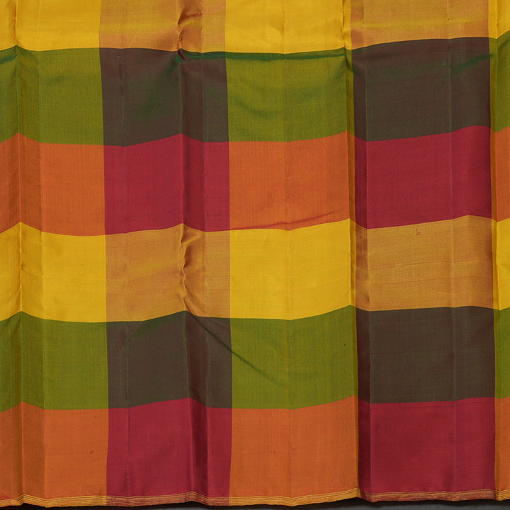 Hayagrivas Handloom Black Kanjivaram Silk Saree KBF33D1-1