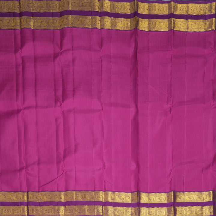 Hayagrivas Handloom Vadamalli Purple Kanjivaram Silk Saree with Purple Border KBF341E2-1