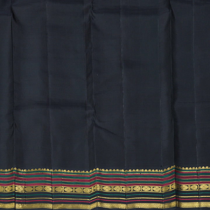 Hayagrivas Handloom Red Kanjivaram Silk Saree with Deep Snuff Border KBF343E11-1