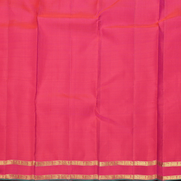 Hayagrivas Handloom Rani Pink Kanjivaram Silk Saree KBF343E6-1