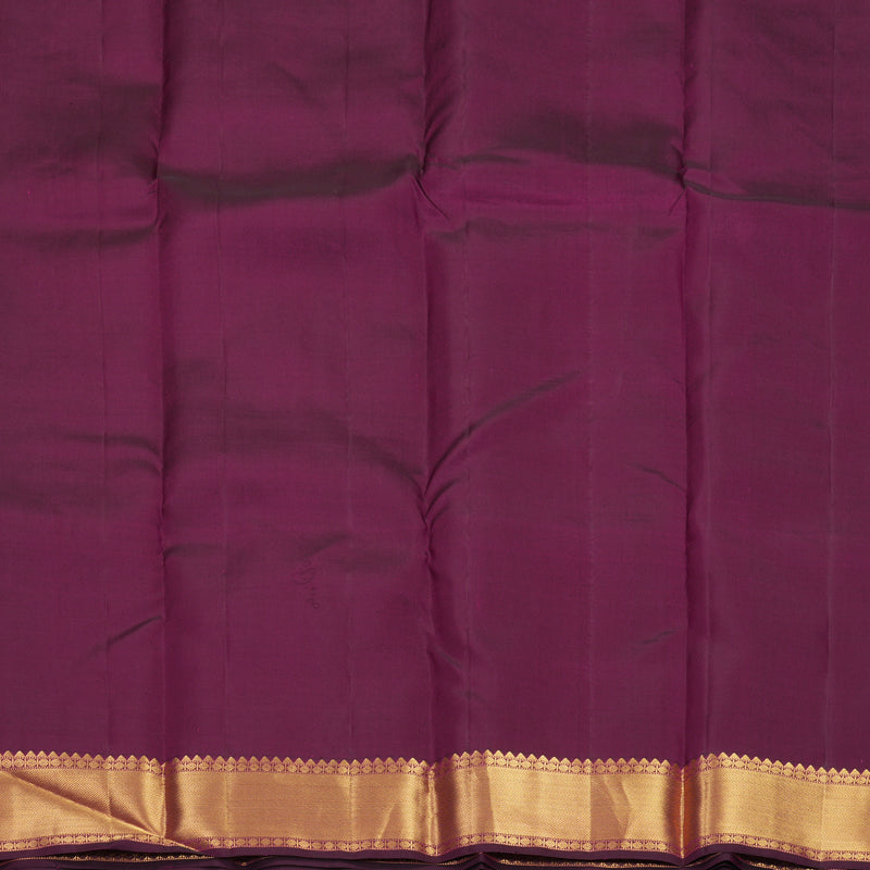 Hayagrivas Handloom Wine Purple Kanjivaram Silk Saree KBF345E1-2