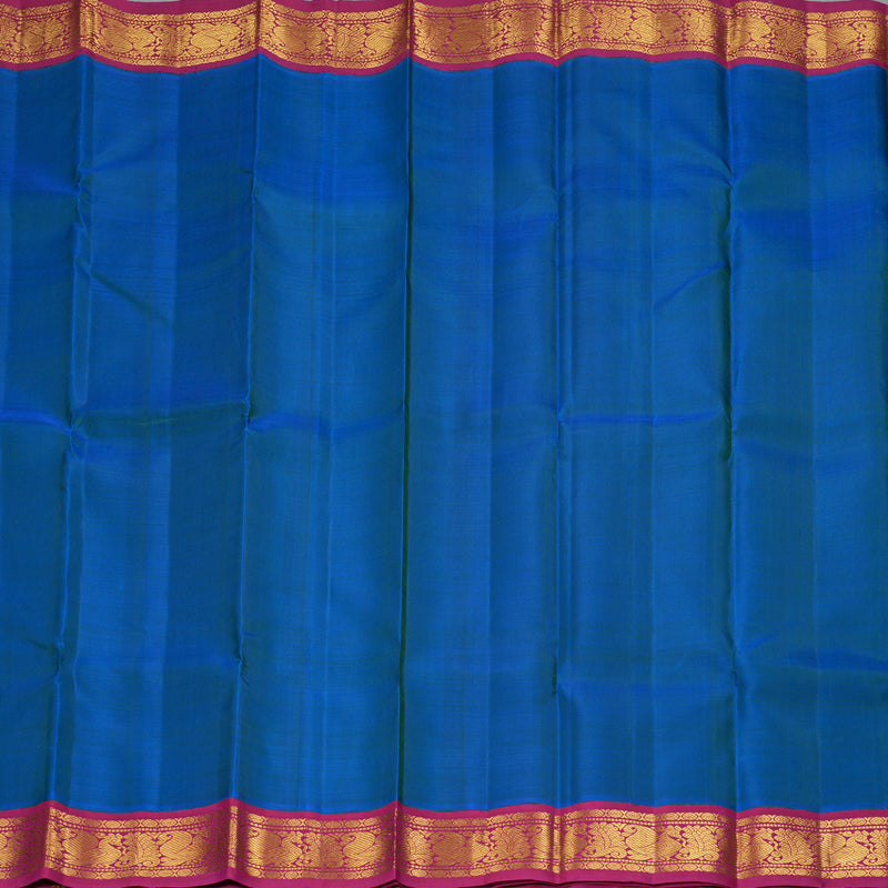 Hayagrivas Handloom Mayilkazhuthu Kanjivaram Silk Saree with Pink Border KBF346E1-2