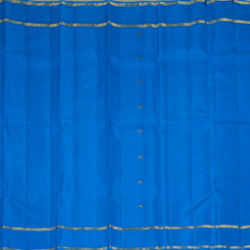 Hayagrivas Handloom Sky Blue Kanjivaram Silk Saree KBF351E3-1