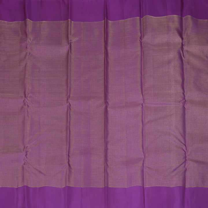 Hayagrivas Handloom Purple Kanjivaram Silk Saree KBF355F3-1