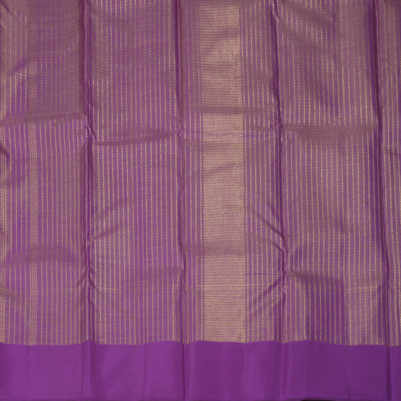 Hayagrivas Handloom Purple Kanjivaram Silk Saree KBF355F3-1
