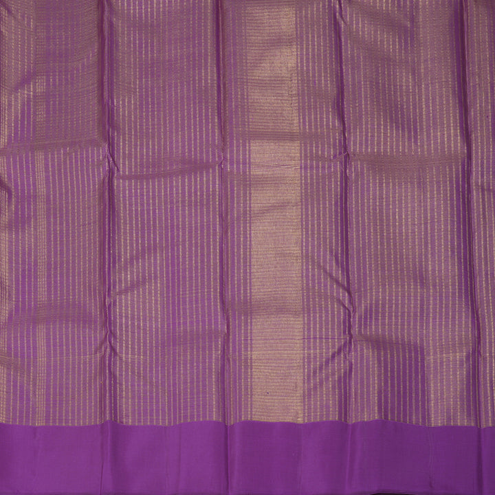 Hayagrivas Handloom Purple Kanjivaram Silk Saree KBF355F3-1