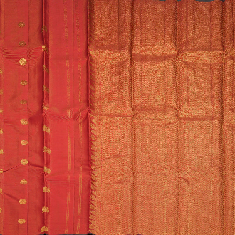 Hayagrivas Handloom Red Kanjivaram Silk Saree KBF356F6-2