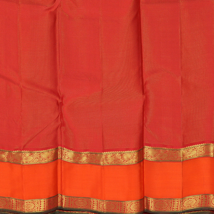 Hayagrivas Handloom Red Kanjivaram Silk Saree KBF356F7-2
