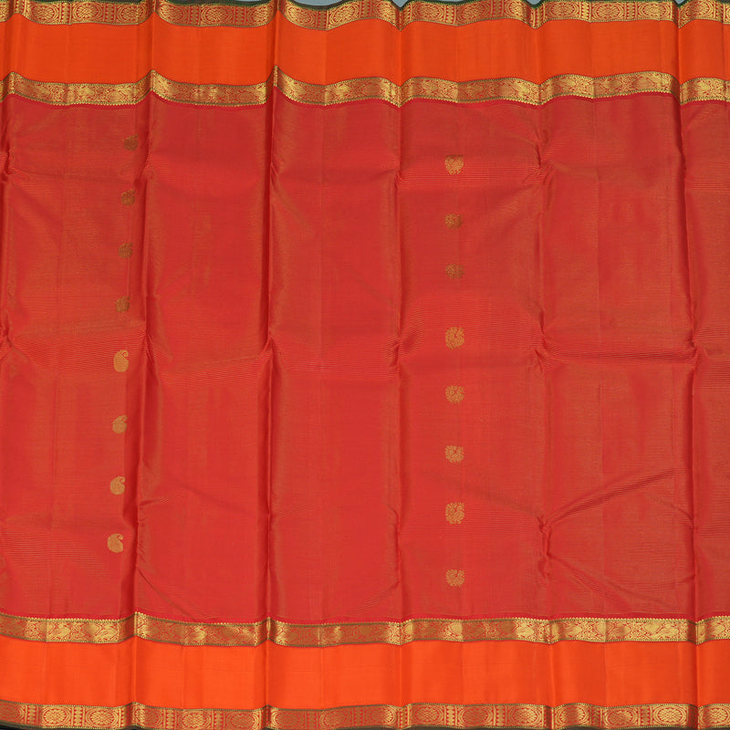 Hayagrivas Handloom Red Kanjivaram Silk Saree KBF356F7-2