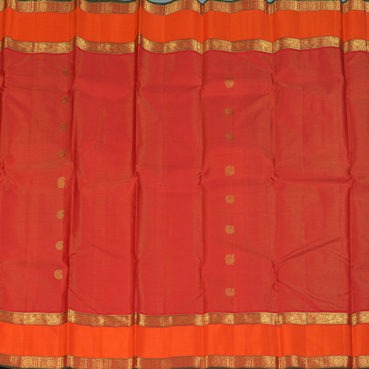 Hayagrivas Handloom Red Kanjivaram Silk Saree KBF356F7-2