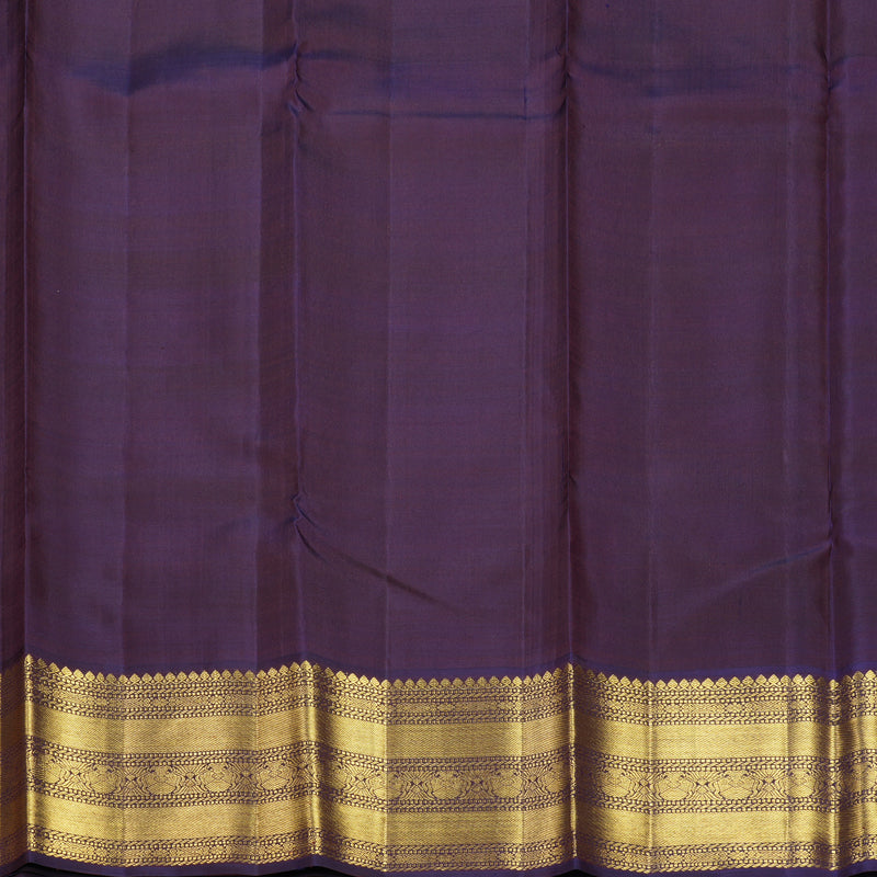 Hayagrivas Handloom Multicolour Checks Kanjivaram Silk Saree with Nagapazham Border KBF358F4-1