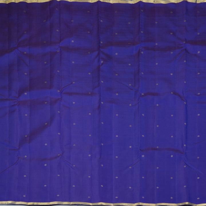 Hayagrivas Handloom MS Blue Kanjivaram Silk Saree KBF360F3-1