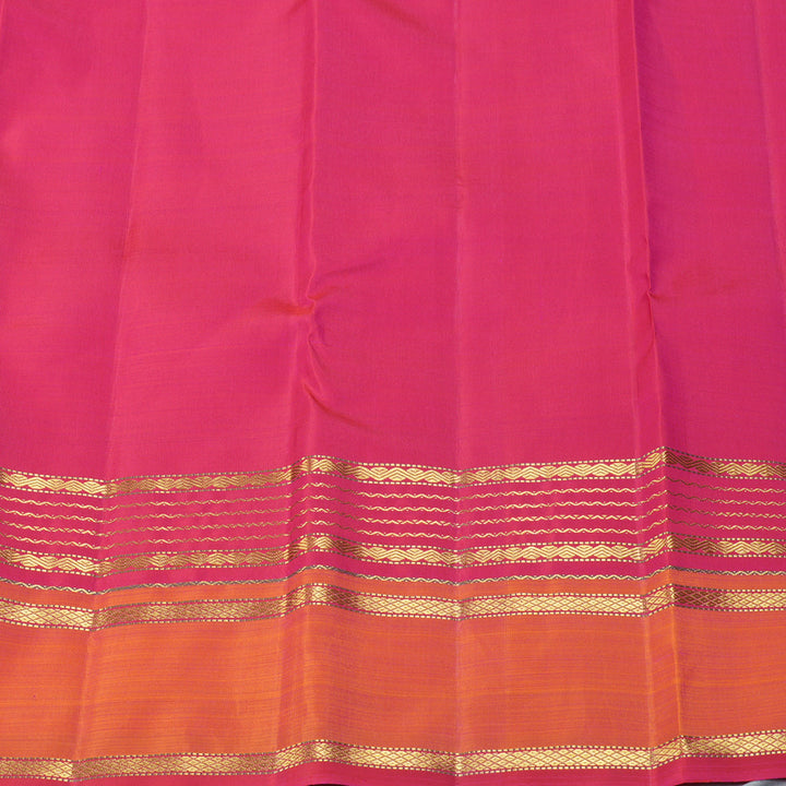 Hayagrivas Handloom Rani Pink Kanjivaram Silk Saree KBF360F4-1