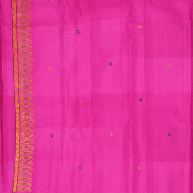 Hayagrivas Handloom Multicolour Checks Kanjivaram Silk Saree KBF361F6-1