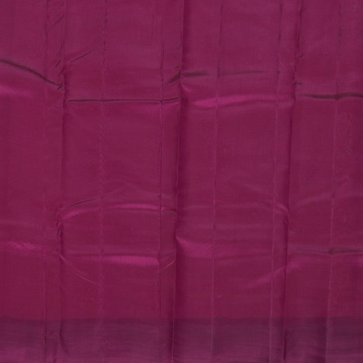 Hayagrivas Handloom Rose Pink Kanjivaram Silk Saree with Purple Border KBF364F1-5