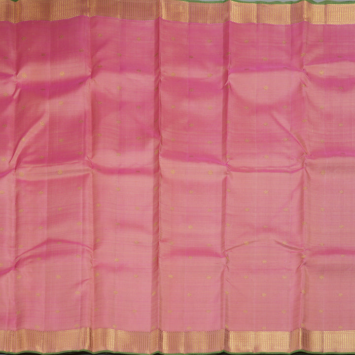 Hayagrivas Handloom Lotus Pink Kanjivaram Silk Saree KBF369F1-1