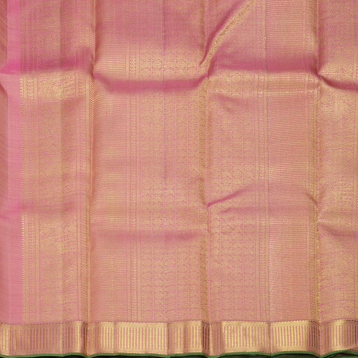 Hayagrivas Handloom Lotus Pink Kanjivaram Silk Saree KBF369F1-1