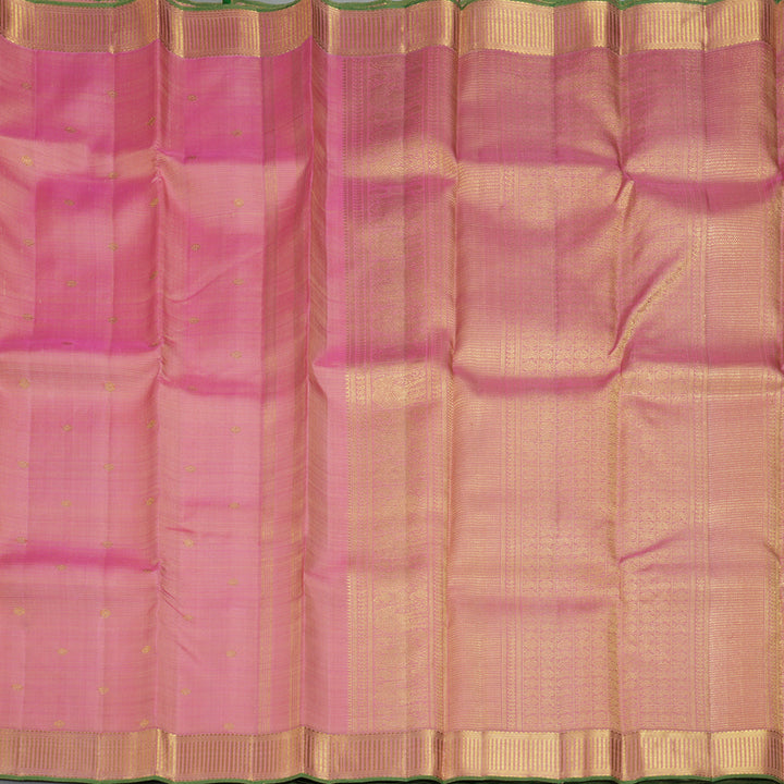 Hayagrivas Handloom Lotus Pink Kanjivaram Silk Saree KBF369F1-1