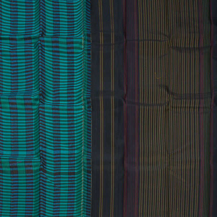 Hayagrivas Handloom Multicolour Kanjivaram Silk Saree KBF382F2-1