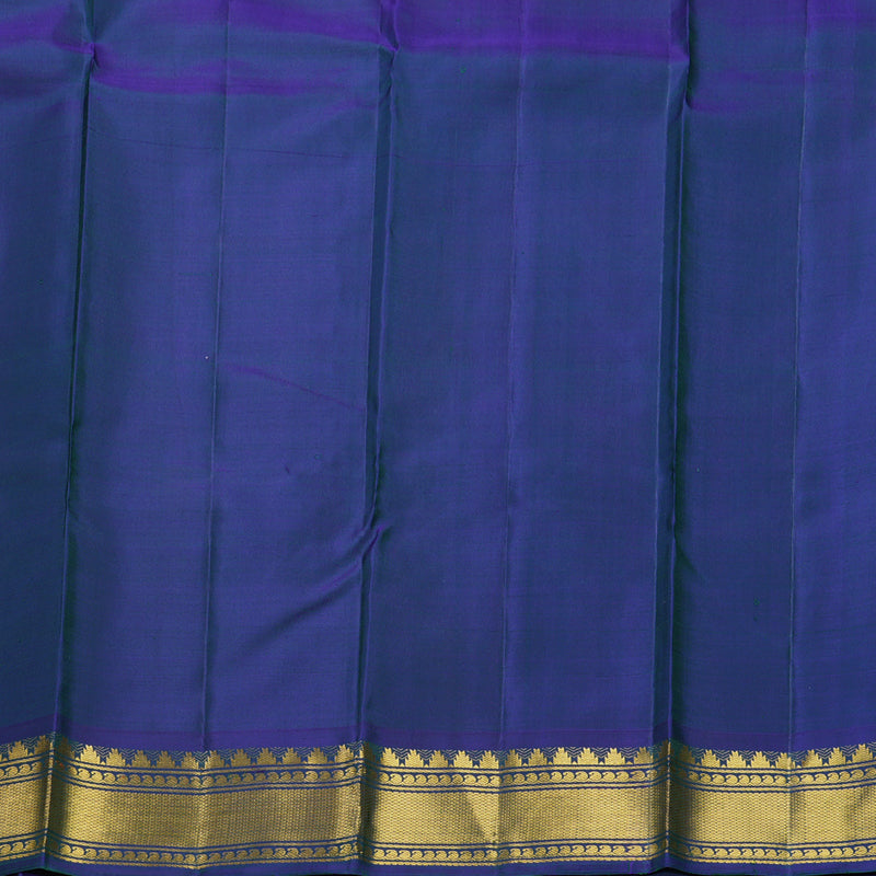 Hayagrivas Handloom Lotus Pink Kanjivaram Silk Saree with Mayilkazhuthu Border KBF383F1-1