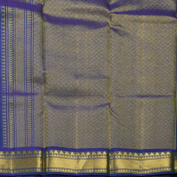 Hayagrivas Handloom Lotus Pink Kanjivaram Silk Saree with Mayilkazhuthu Border KBF383F1-1