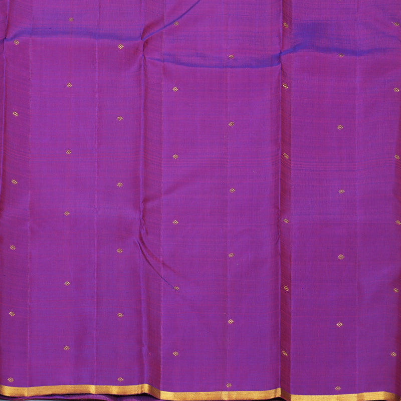 Hayagrivas Handloom Purple Kanjivaram Silk Saree KBF389F1-1