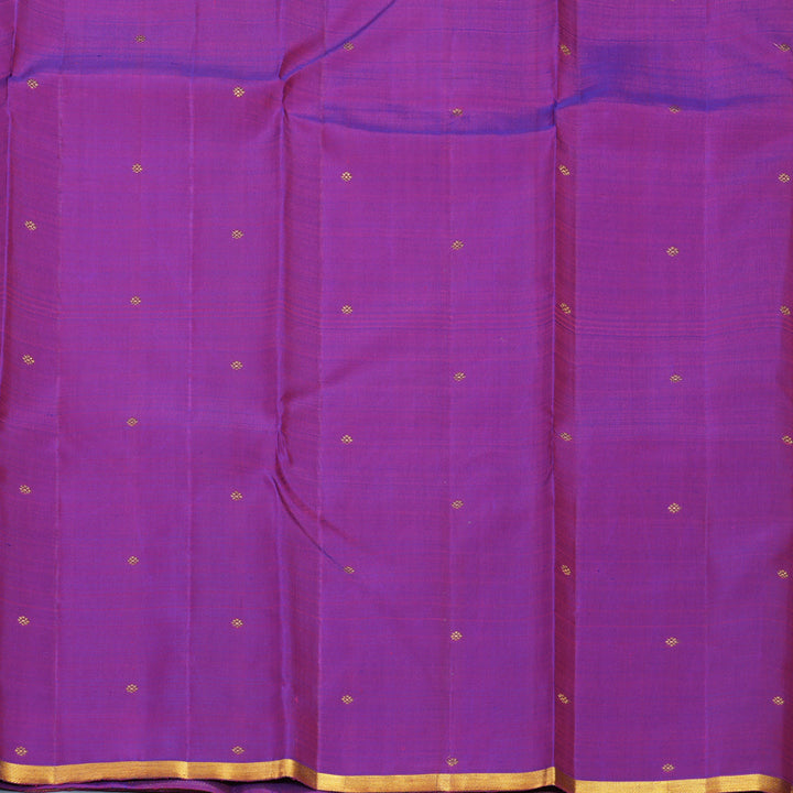 Hayagrivas Handloom Purple Kanjivaram Silk Saree KBF389F1-1