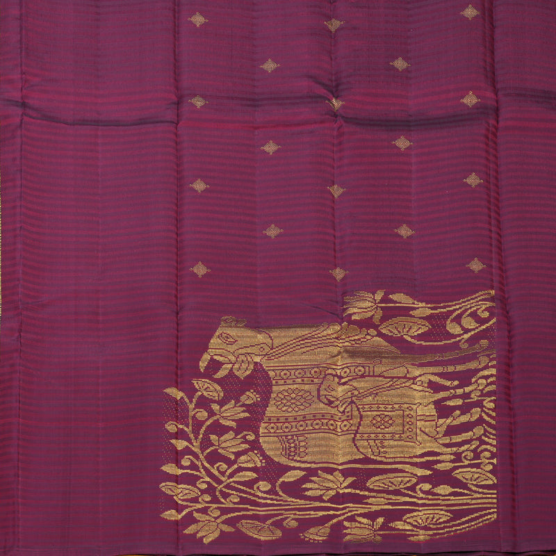 Hayagrivas Handloom Mustard Yellow Kanjivaram Silk Saree KBF390F1-1