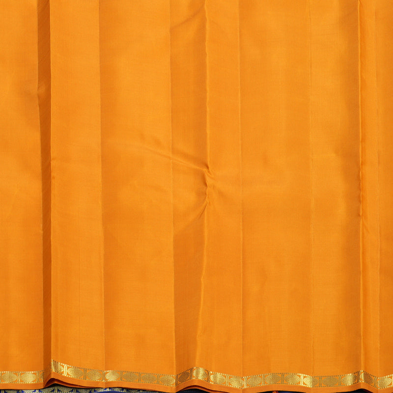 Hayagrivas Handloom MS Blue Kanjivaram Silk Saree KBF390F3-1