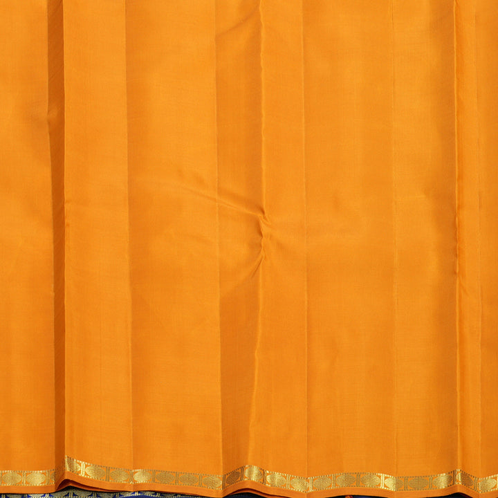 Hayagrivas Handloom MS Blue Kanjivaram Silk Saree KBF390F3-1