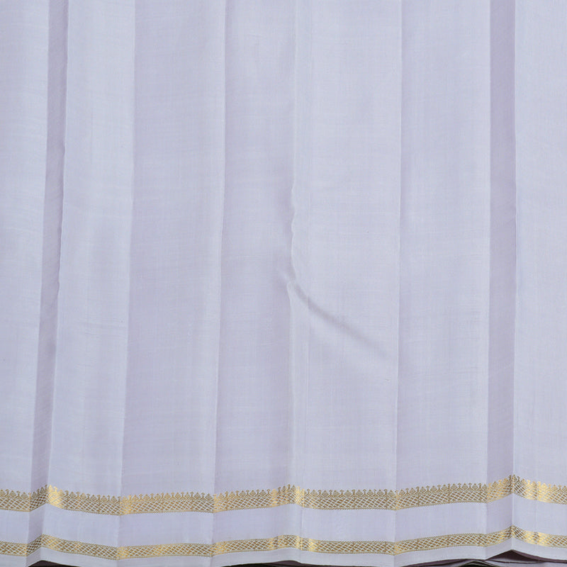 Hayagrivas Handloom Lilac Kanjivaram Silk Saree KBF39D6-1