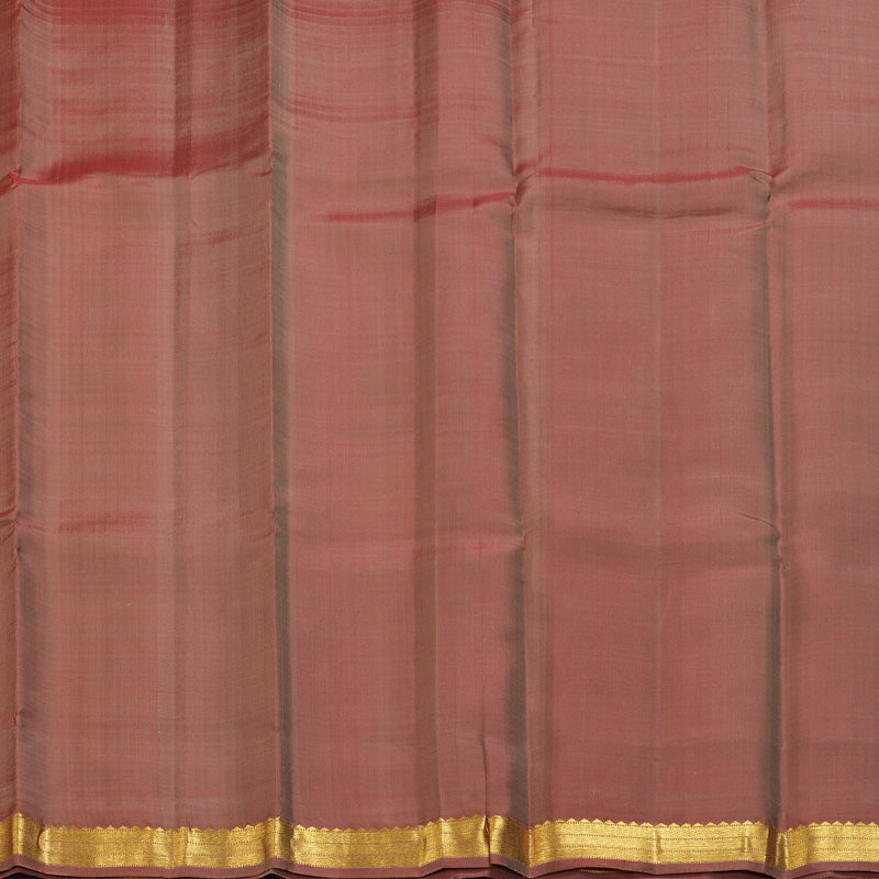 Hayagrivas Handloom Elephant Grey Kanjivaram Silk Saree KBF403F1-1