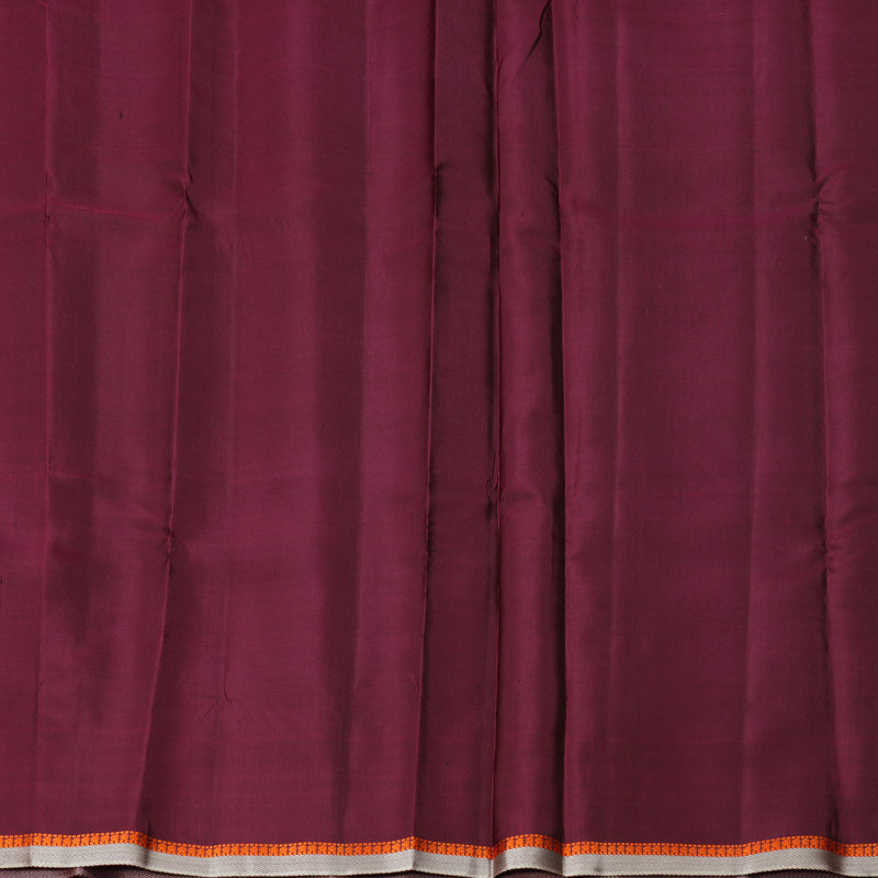 Hayagrivas Handloom Sage Green Kanjivaram Silk Saree with Ganga Jamuna Border KBF403F2-1