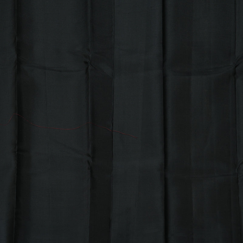 Hayagrivas Handloom Yellow Kanjivaram Silk Saree with Black Border KBF403F6-1